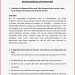 Klassenarbeit Grammatik Und Rechtschreibung