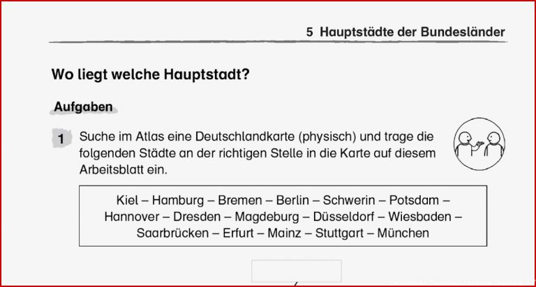 Kostenlose Arbeitsblätter Nachbarländer Deutschland