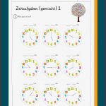 Kostenlose Arbeitsblätter Uhr Zum Lernen Ausdrucken