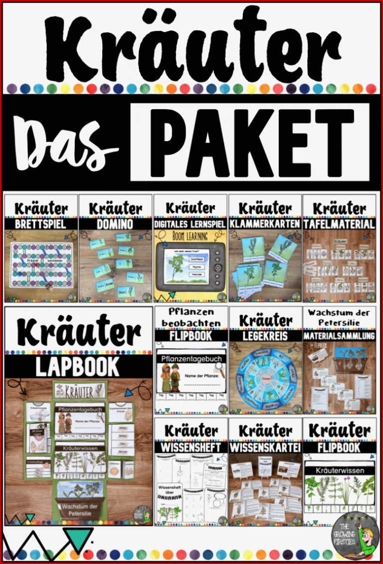 Kräuter Das Paket – Unterrichtsmaterial in den Fächern