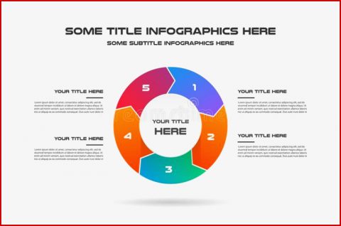 Kreisdiagramm Von Prozentsatz Infographics Element Des