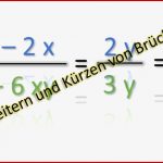 Kürzen Und Erweitern Von Brüchen Einfach 1a