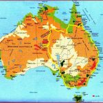 Landkarte Australien