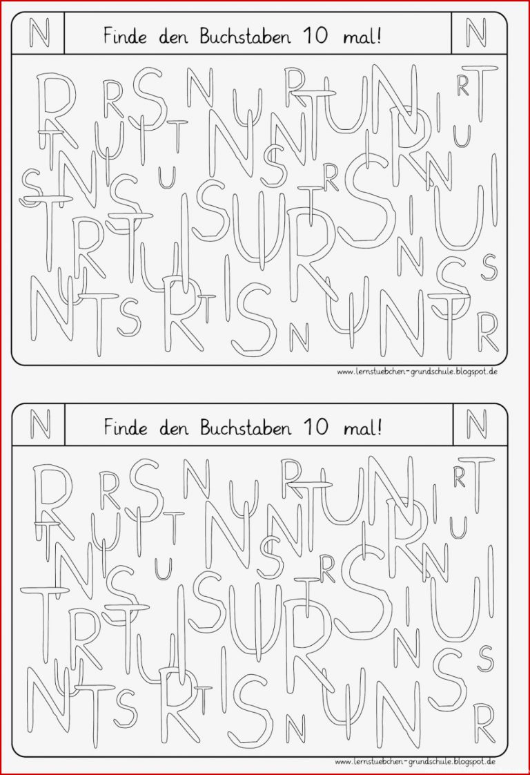 Lernstübchen Buchstaben erkennen 7