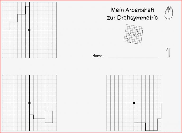 Lernstübchen Drehsymmetrie Arbeitsheft