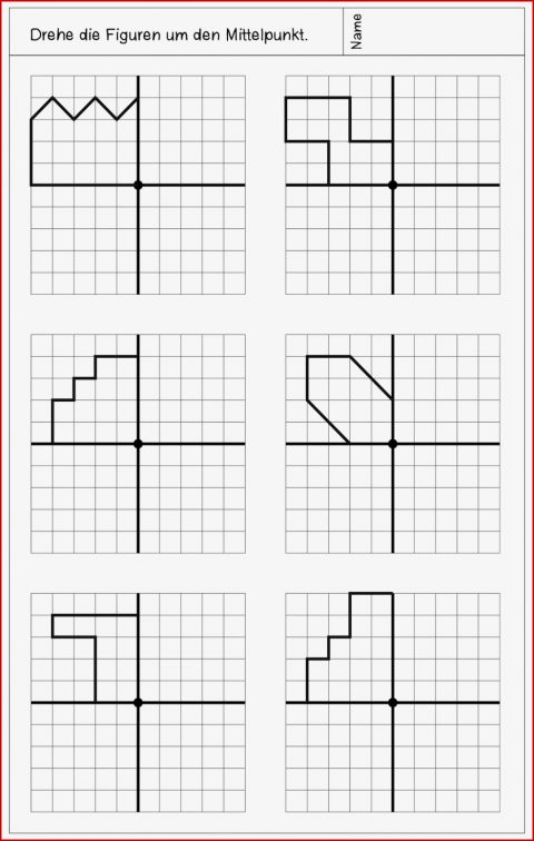 Lernstübchen Neue Arbeitsblätter Zur Drehsymmetrie