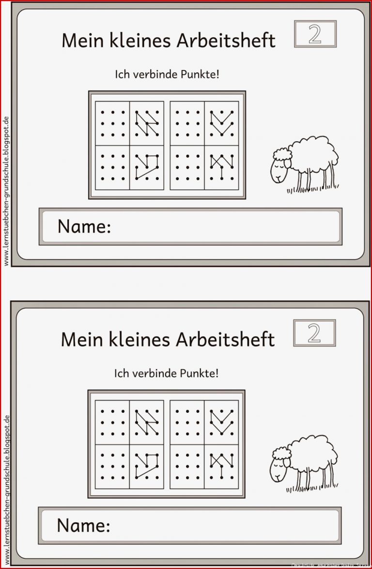 Lernstübchen Punkte Verbinden 2