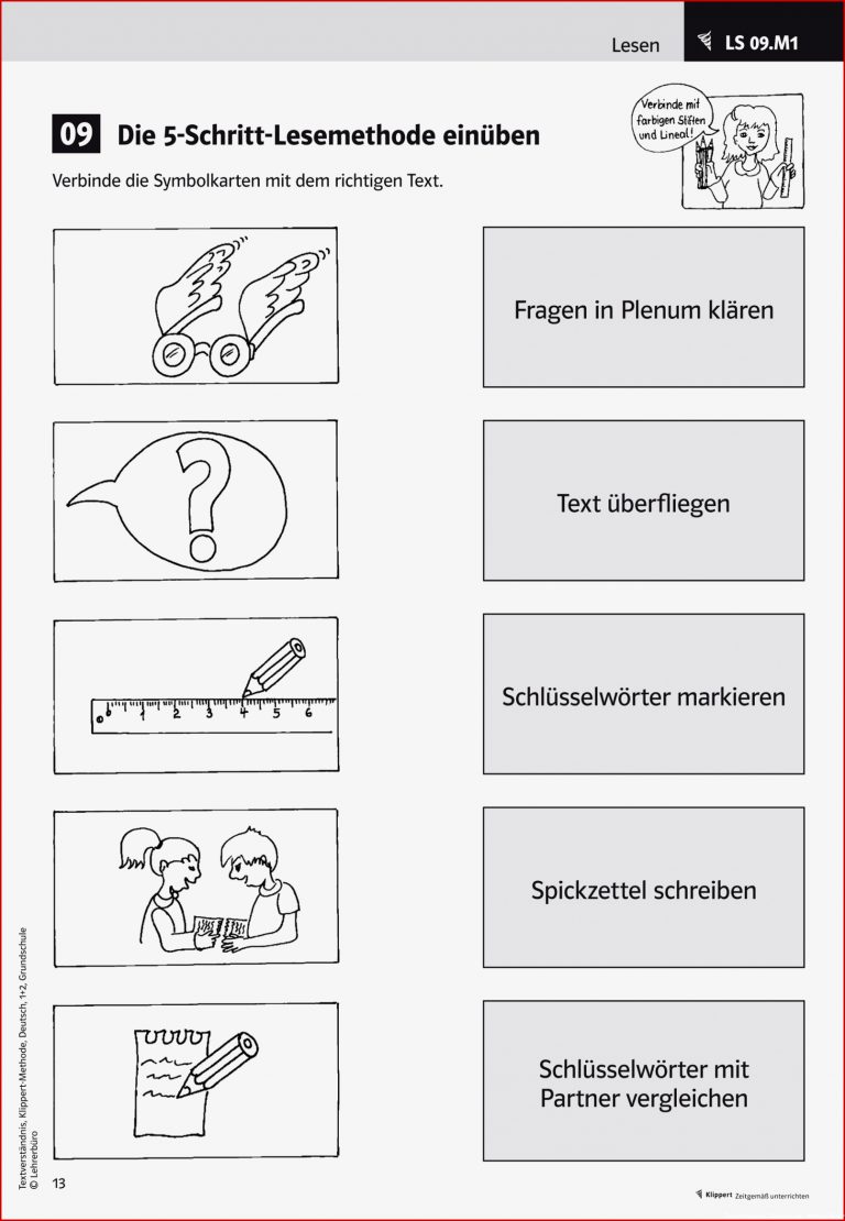 Lesen Lernen · Arbeitsblätter · Grundschule · Lehrerbüro