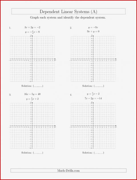 Linear Quadratic Systems Worksheet