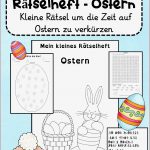 Materialpaket Rätselheft Ostern Flipbook Ostern