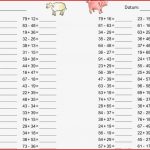 Matheaufgaben 2 Klasse Mathe Arbeitsblätter Zum Ausdrucken