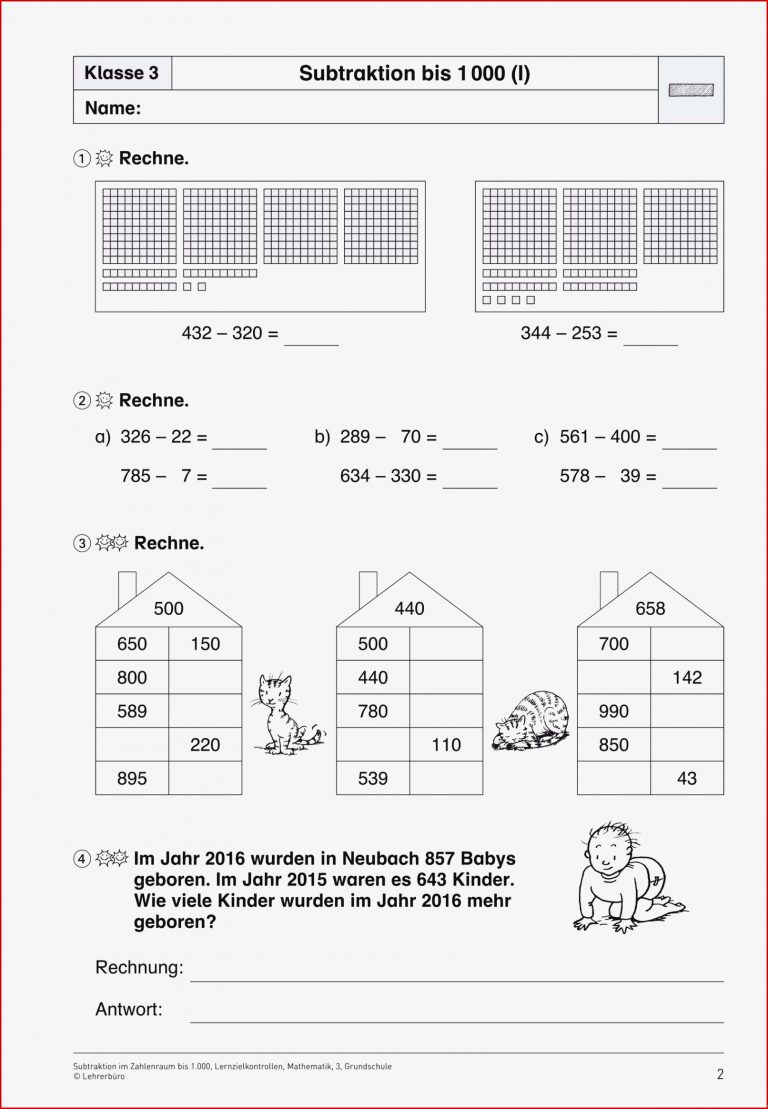 Mathematik · Arbeitsblätter · Grundschule · Lehrerbüro