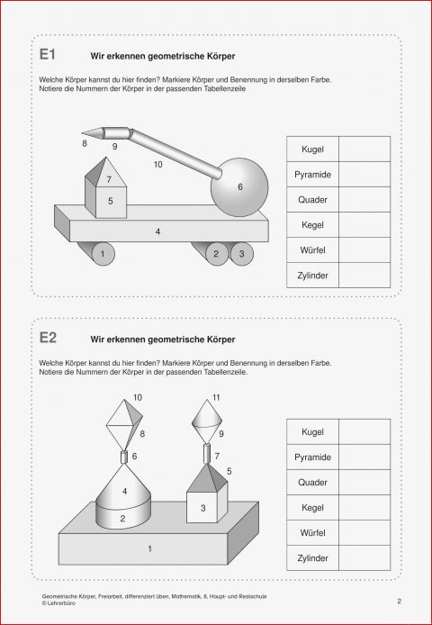 Mathematik · Arbeitsblätter · Sekundarstufe I · Lehrerbüro - Kostenlose ...