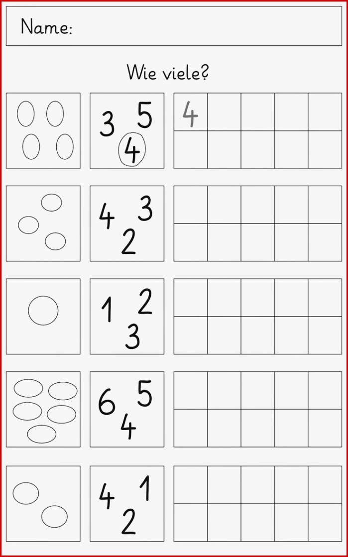 Mengen Und Zahlen Bis 6 Matheunterricht