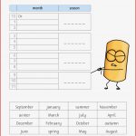 Months and Seasons – Unterrichtsmaterial Im Fach Englisch