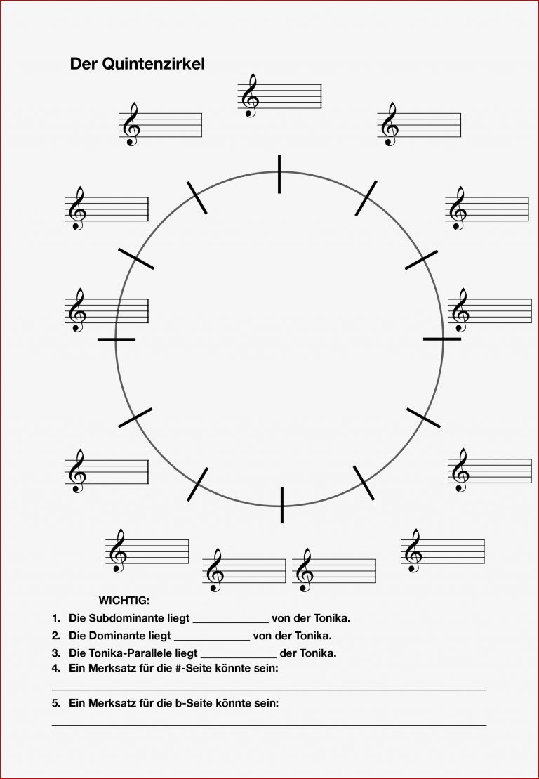 Musik Arbeitsblätter Klasse 6 Zum Ausdrucken Bassschlüssel