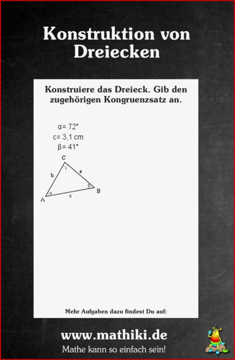 Noch Mehr Mathe Aufgaben Zu Kongruenzsätze Dreiecke