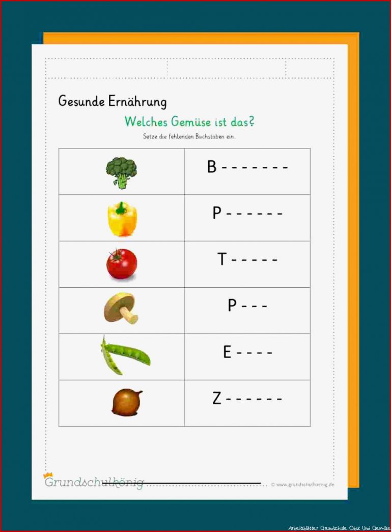 Obst und Gemüse