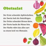 Obstsalat Fingerspiel Gedicht Reim Erzieherin