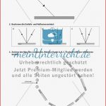 Optik: Das Reflexionsgesetz - Aufgaben Und LÃ¶sungen - Meinunterricht