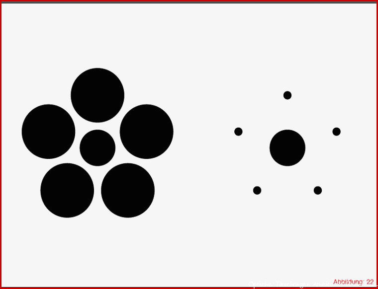 Optische Illusionen optische Täuschungen zeichnen