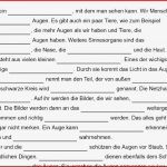 Physik Auge Arbeitsblatt Carl Winslow Grundschule