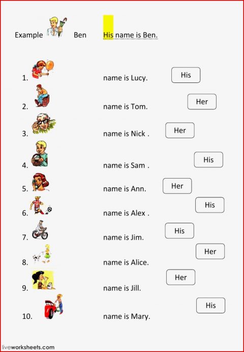 Possessive Pronouns Personalpronomen Englisch Klasse 5