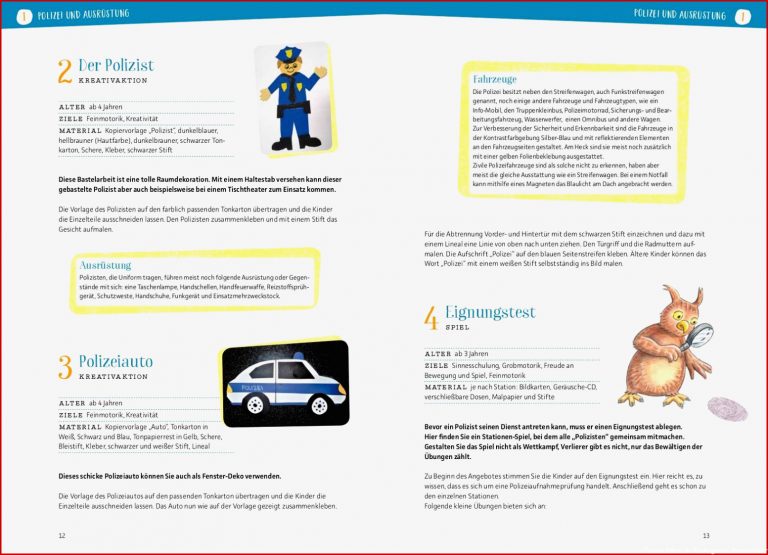 Projektreihe Kindergarten Bei der Polizei Buch