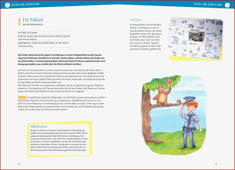 Projektreihe Kindergarten Bei der Polizei Buch