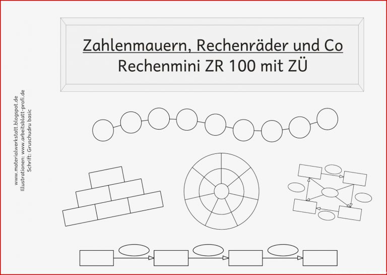 Rechenmini Zr 100 Zahlenmauern Rechenräder & Co