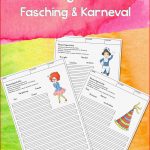 Reizwortgeschichte Fasching Karneval – Unterrichtsmaterial