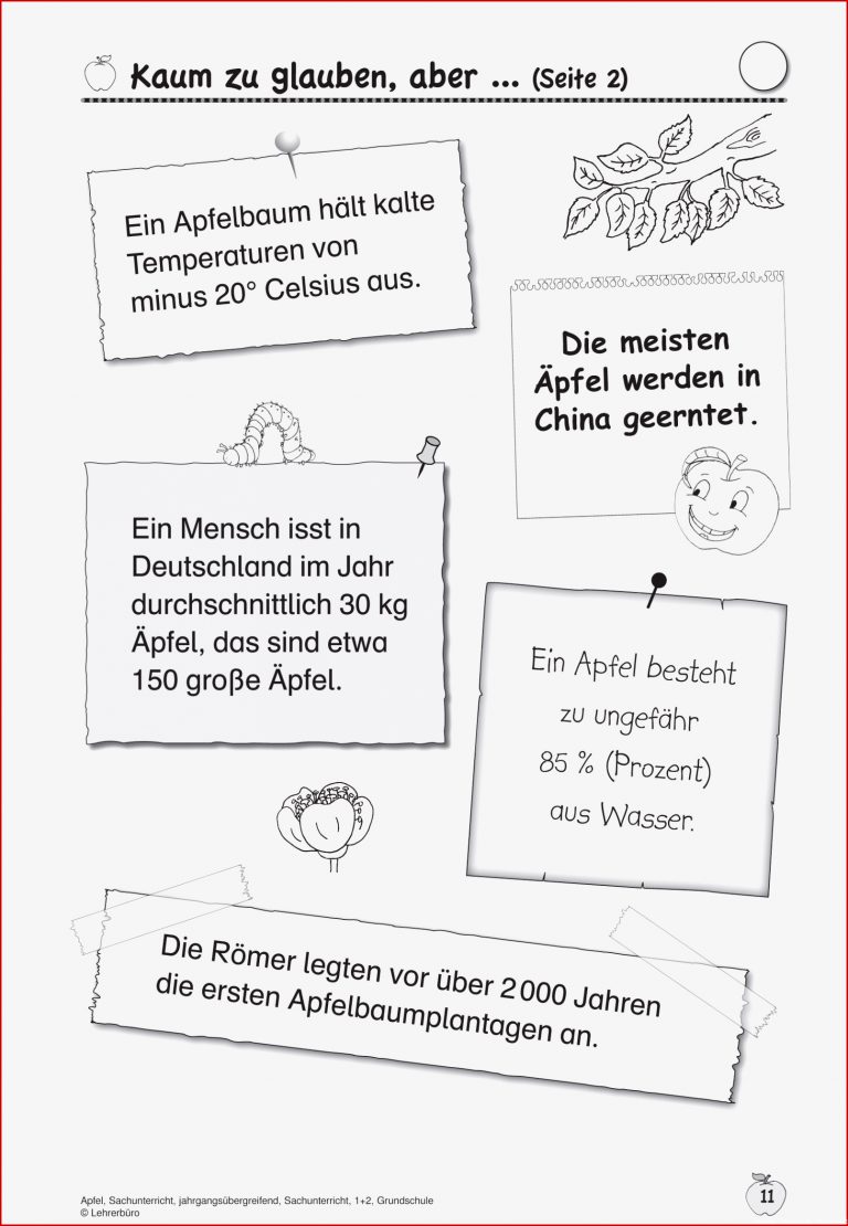 Sachunterricht · Arbeitsblätter · Grundschule · Lehrerbüro