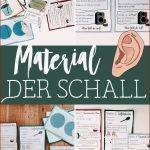 Schall Materialpaket forscherheft Bildkarten