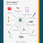 School Supplies Schulsachen