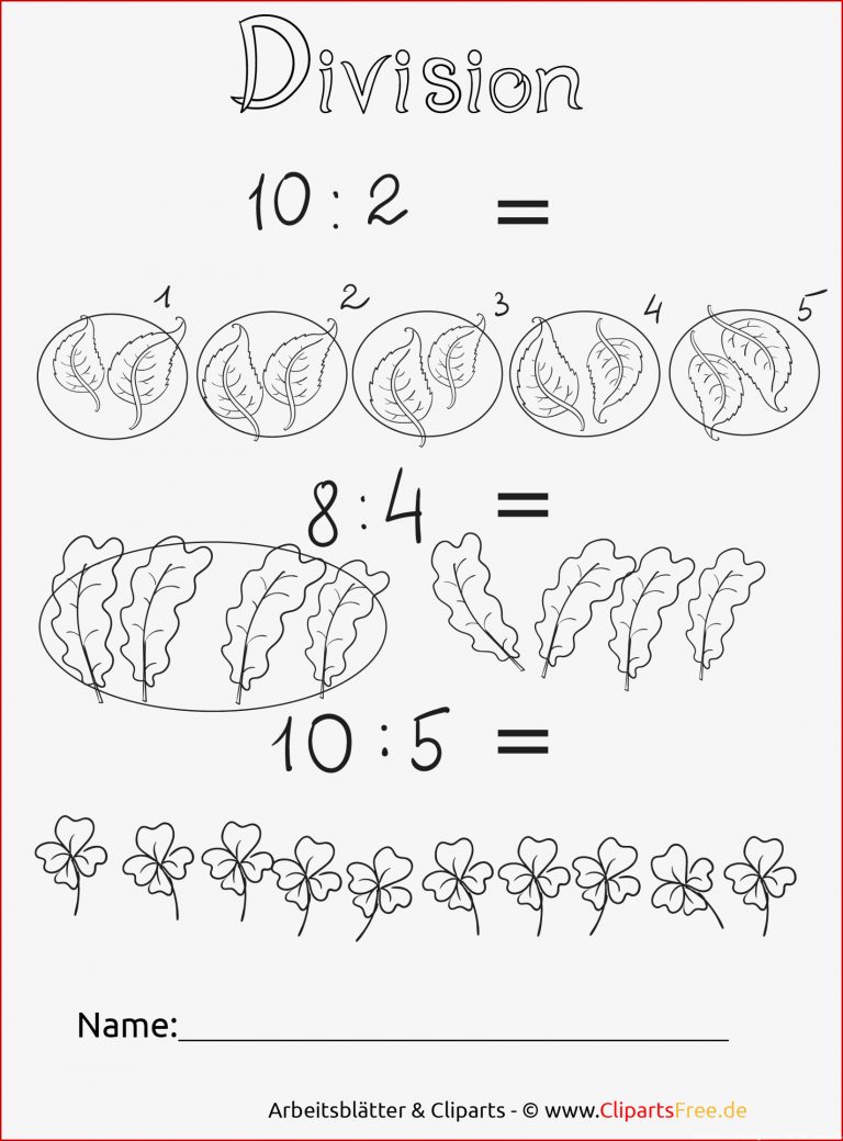 Schriftlich Divi ren Arbeitsblätter für Grundschule