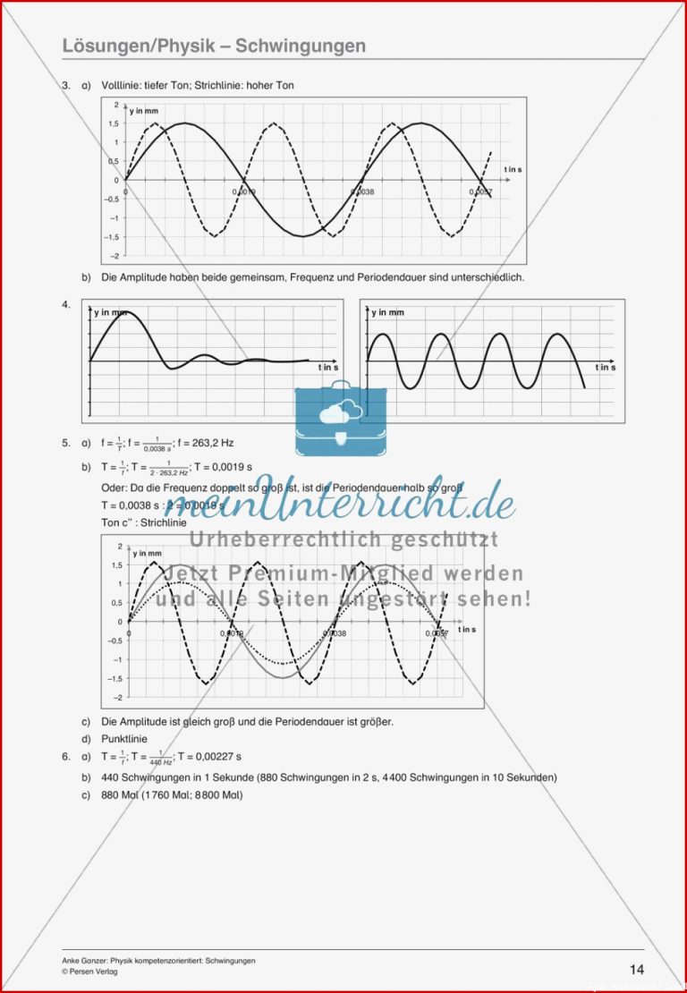 Schwingungen meinUnterricht