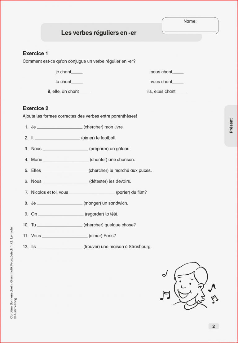 Sekundarstufe I Unterrichtsmaterial Französisch Grammatik