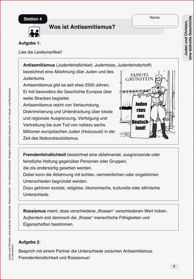 Sekundarstufe I Unterrichtsmaterial Religion Inklusion