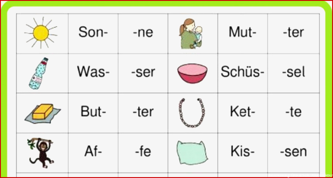 Silbentrennung Grundschule Arbeitsblätter: 5 Designs Für 2022 ...