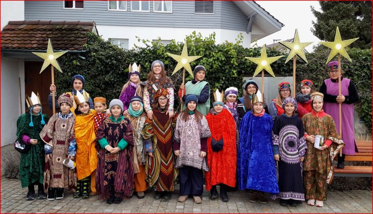 Sternsinger 2018 Pfarrei Haegglingen