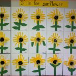 Sunflower Activity for the Letter S Students Paint the