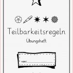 Teilbarkeitsregeln Grundschule Arbeitsblätter