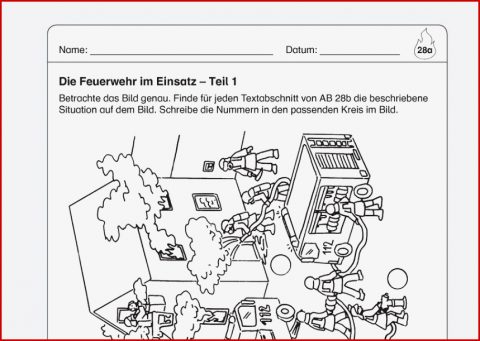 Thema Feuerwehr Im Kindergarten Arbeitsblätter Worksheets