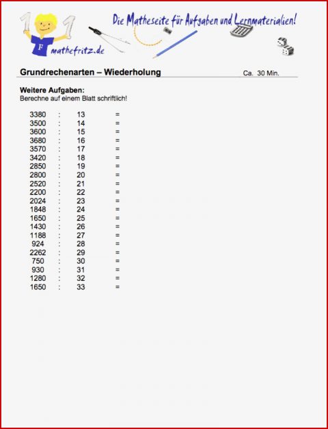 Ãbergang Grundschule Gymnasium: Matheaufgaben Klasse 5