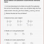 Übung Brüche Ad Ren Subtrahieren Gemischte Zahlen
