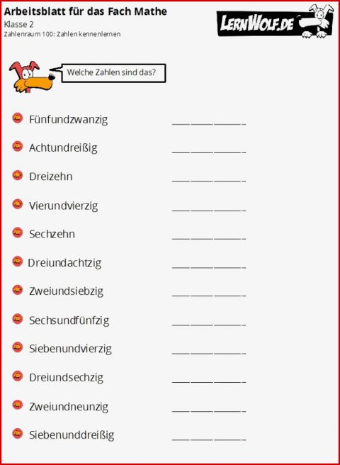 Übungen Mathe Klasse 2 Kostenlos Zum Download Lernwolf