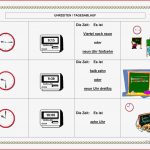 Uhrzeiten Tagesablauf Arbeitsblatt Kostenlose Daf