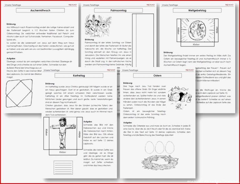 Unterrichtsmaterial Übungsblätter für Grundschule