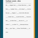 Verben être Und Avoir