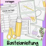 Vorgangsbeschreibung Ostereier Bastelanleitung